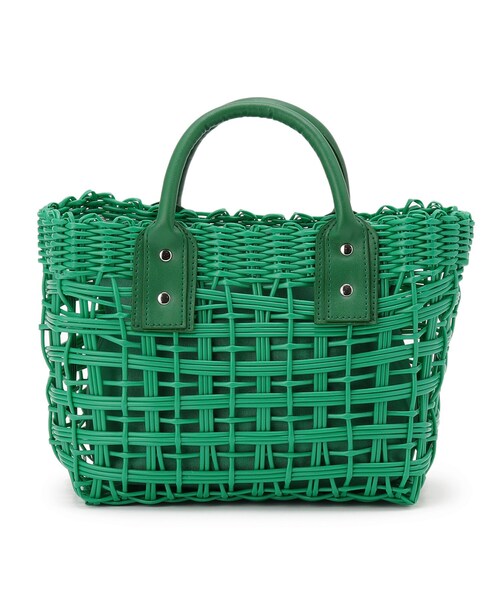 SOUP（スープ）の「◆チェックメルカドトート（トートバッグ・レディース・ダークブラウン/グリーン・00）」の4枚目の写真