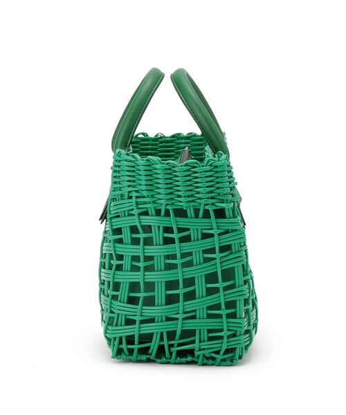 SOUP（スープ）の「◆チェックメルカドトート（トートバッグ・レディース・ダークブラウン/グリーン・00）」の5枚目の写真