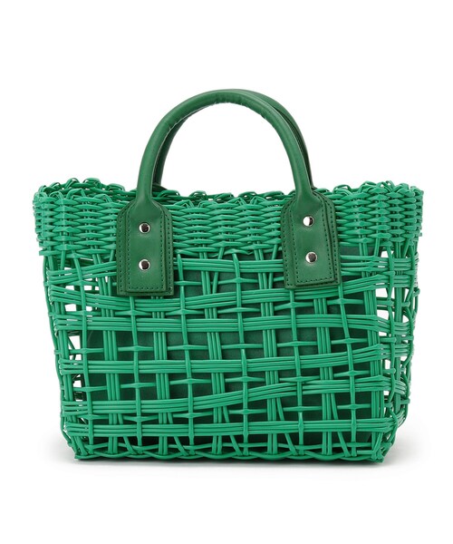 SOUP（スープ）の「◆チェックメルカドトート（トートバッグ・レディース・ダークブラウン/グリーン・00）」の6枚目の写真