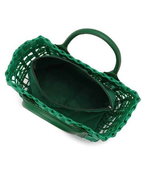 SOUP（スープ）の「◆チェックメルカドトート（トートバッグ・レディース・ダークブラウン/グリーン・00）」の7枚目の写真