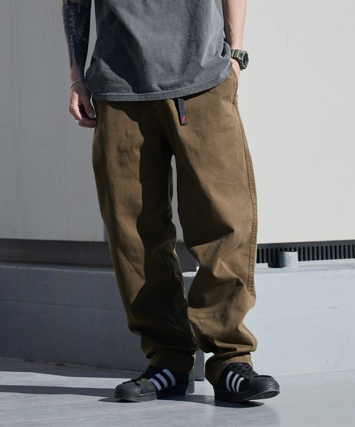 Gramicci（グラミチ）の「Gramicci/グラミチ Gramicci PANT パンツ グラミチパンツ テーパード コットン ユニセックス 2026年春夏（チノパンツ・メンズ・オリーブ/グレイッシュベージュ/グレー/ブラック/ベージュ/ダークブラウン/ネイビー/グリーン/チャコール/カーキ/ライトベージュ/ダークブラウン系/オリーブ系/セージグリーン/チャコールグレー/サンドベージュ/ライトカーキ/グリーン系1/グレー系/オートミール/グリーン系/ブラウン系その他/チョコ/ベージュ系その他・XXL/S/XL/L/M）」の8枚目の写真