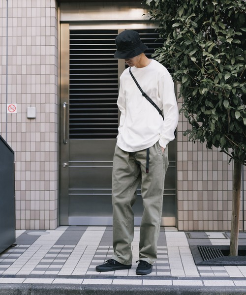 Gramicci グレー ワイドレッグチノパン（旧タグ） GRAMICCI / LOOSE TAPERED PANTS