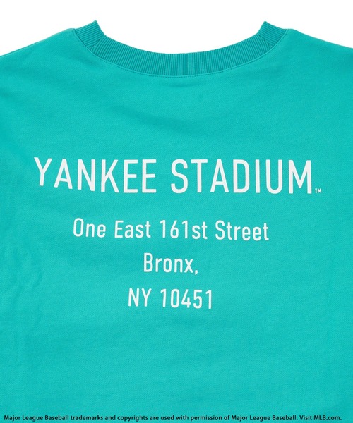 BACK TO THE FIELD（バック トゥー ザ フィールド）の「【MLB】ロゴショート丈トップス（スウェット・レディース・ホワイト/ブラック/グリーン・FREE）」の10枚目の写真