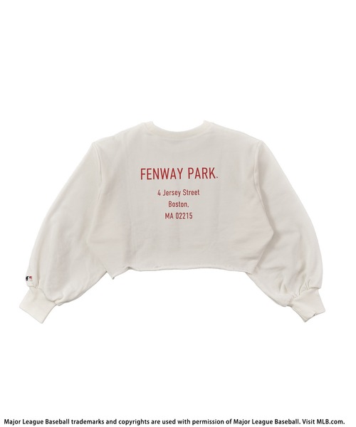 BACK TO THE FIELD（バック トゥー ザ フィールド）の「【MLB】ロゴショート丈トップス（スウェット・レディース・ホワイト/ブラック/グリーン・FREE）」の13枚目の写真