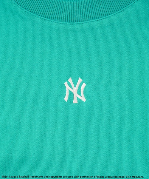 BACK TO THE FIELD（バック トゥー ザ フィールド）の「【MLB】ロゴショート丈トップス（スウェット・レディース・ホワイト/ブラック/グリーン・FREE）」の7枚目の写真