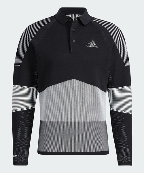 adidas（アディダス）の「プライムニット 長袖ポロシャツ【adidas Golf