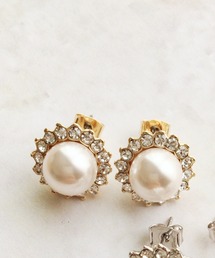 一粒パールピアス