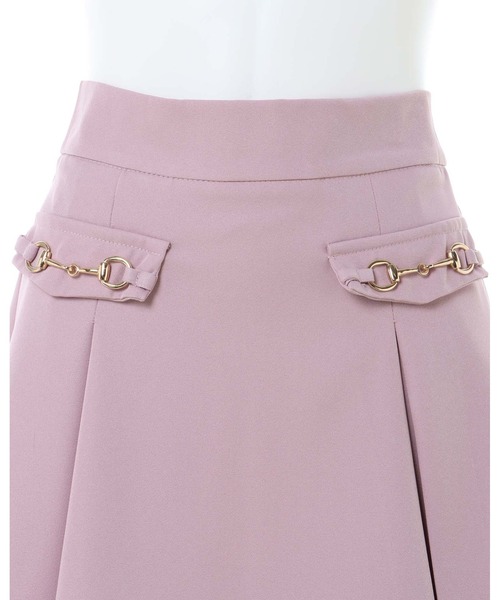 CHANEL♡ViViちゃん着ピンク ツイード フレアスカート♡新品未使用 セール】フラットビット付フレア／スカート（スカート）｜INGNI