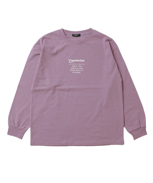 GLAZOS（グラソス）の「天竺・アソートプリント袖リブ長袖Ｔシャツ（Tシャツ/カットソー・キッズ・ホワイト/ダークオレンジ/グリーン/マスタード/パープル/ブルー/チャコールグレー/ライトブルー/グレー/ベージュ系その他/ライトグリーン/ブラック・170cm/130cm/160cm/150cm/140cm）」の13枚目の写真