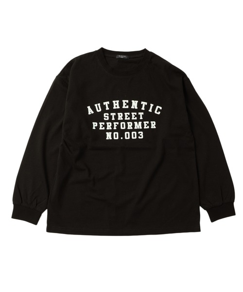 GLAZOS（グラソス）の「天竺・アソートプリント袖リブ長袖Ｔシャツ（Tシャツ/カットソー・キッズ・ホワイト/ダークオレンジ/グリーン/マスタード/パープル/ブルー/チャコールグレー/ライトブルー/グレー/ベージュ系その他/ライトグリーン/ブラック・170cm/130cm/160cm/150cm/140cm）」の15枚目の写真