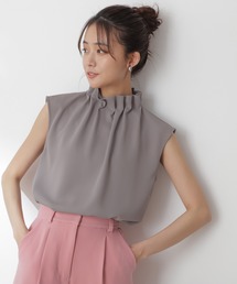 N.（N. Natural Beauty Basic） | 【追加生産】◆ペーパーバックノースリーブブラウス(シャツ/ブラウス)