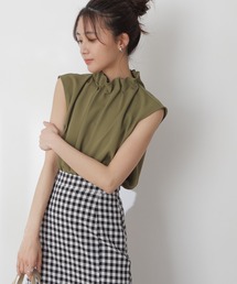 N.(N. Natural Beauty Basic) | 【追加生産】◆ペーパーバックノースリーブブラウス(シャツ/ブラウス)