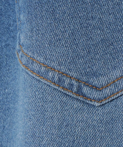 ikka（イッカ）の「デニムストレッチスキニーパンツ（デニムパンツ・レディース・ブルー/オフホワイト/ネイビー・M/L/S）」の12枚目の写真