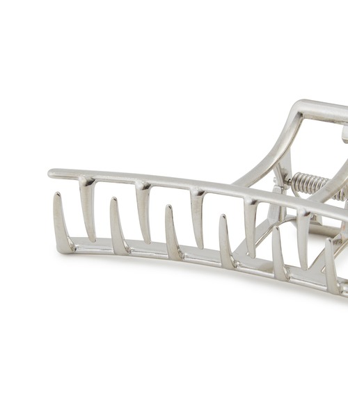 ROPE' PICNIC(ロペピクニック)の「カラーメタルシンプルバンスクリップ(バレッタ/ヘアクリップ・レディース・シルバー/その他2・FREE)」の4枚目の写真