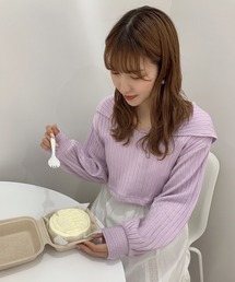 one after another NICE CLAUP | staff考案商品　セーラーカラートップスセットキャミワンピース(ワンピース)