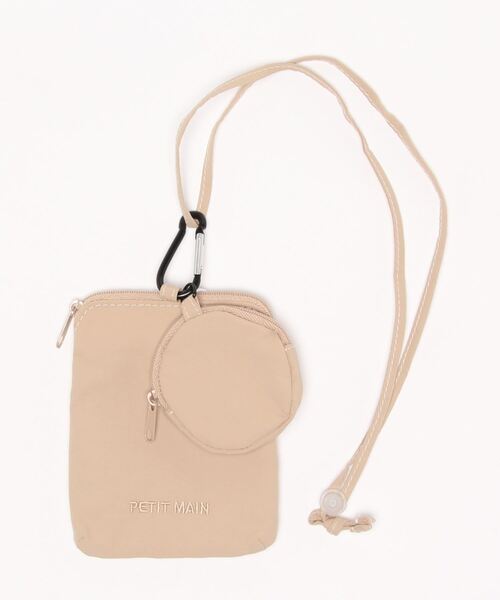 petit main（プティマイン）の「マルチミニポシェット（ショルダーバッグ・キッズ・ブラック/ベージュ・FREE）」の4枚目の写真
