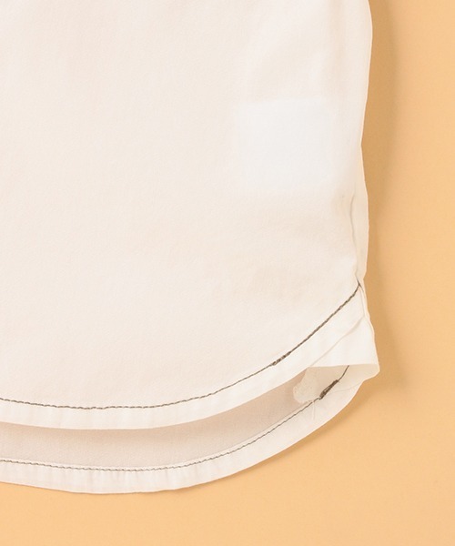 kladskap（クレードスコープ）の「ヒョッコリペンギン半袖バンドカラーシャツ（シャツ/ブラウス・キッズ・サックスブルー/オフホワイト・130cm/110cm/100cm/120cm/90cm）」の8枚目の写真