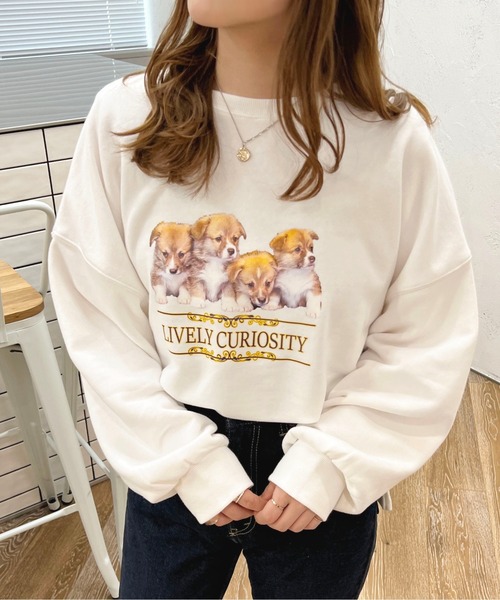apres jour(アプレジュール)の「アソートアニマルスウェット【ZOZOTOWN限定アイテム】(スウェット・レディース・ナチュラル/オフホワイト/ホワイト系その他/ブラック・X-LARGE/フリー)」の18枚目の写真