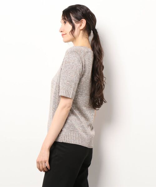 BEATRICE(ベアトリス)の「【BEATRICE】ラメニットプルオーバー(ニット/セーター・レディース・ピンク/Beige・2)」の4枚目の写真