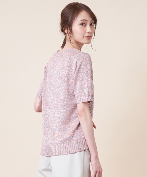 BEATRICE(ベアトリス)の「【BEATRICE】ラメニットプルオーバー(ニット/セーター・レディース・ピンク/Beige・2)」の20枚目の写真