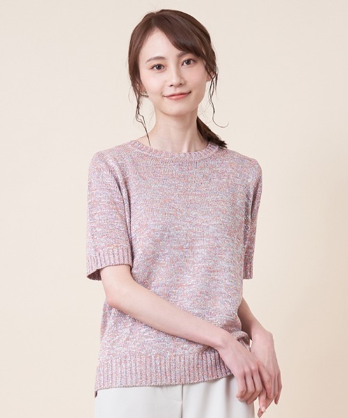 BEATRICE(ベアトリス)の「【BEATRICE】ラメニットプルオーバー(ニット/セーター・レディース・ピンク/Beige・2)」の21枚目の写真