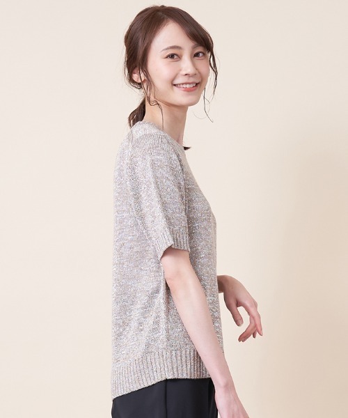BEATRICE(ベアトリス)の「【BEATRICE】ラメニットプルオーバー(ニット/セーター・レディース・ピンク/Beige・2)」の13枚目の写真
