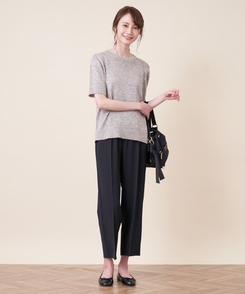 BEATRICE(ベアトリス)の「【BEATRICE】ラメニットプルオーバー(ニット/セーター・レディース・ピンク/Beige・2)」の8枚目の写真