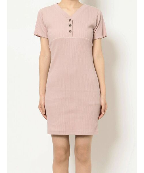 RESEXXY（リゼクシー）の「メローミニワンピース（ワンピース・レディース・ピンク/ブラック/モカ・FREE）」の19枚目の写真