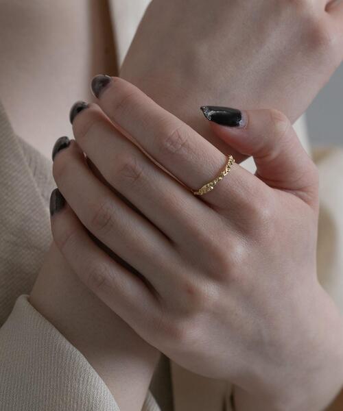 SMELLY（スメリー）の「silver925モヨウスリムリング（リング・レディース・ゴールド/シルバー・-）」の4枚目の写真