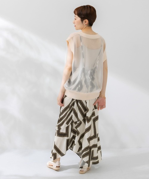 KBF（ケイビーエフ）の「メイズパターンアシンメトリーキャミワンピース（ワンピース・レディース・ホワイト系その他/グリーン系その他・ONE）」の20枚目の写真