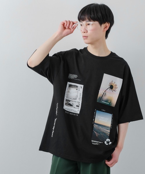 improves(インプローブス)の「デコレーション フォトプリント Tシャツ(Tシャツ/カットソー・メンズ・ホワイト/ブラック・LARGE/MEDIUM)」の5枚目の写真