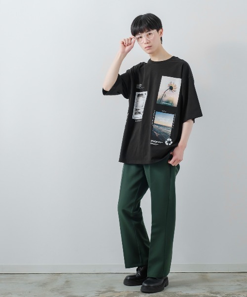 improves(インプローブス)の「デコレーション フォトプリント Tシャツ(Tシャツ/カットソー・メンズ・ホワイト/ブラック・LARGE/MEDIUM)」の10枚目の写真