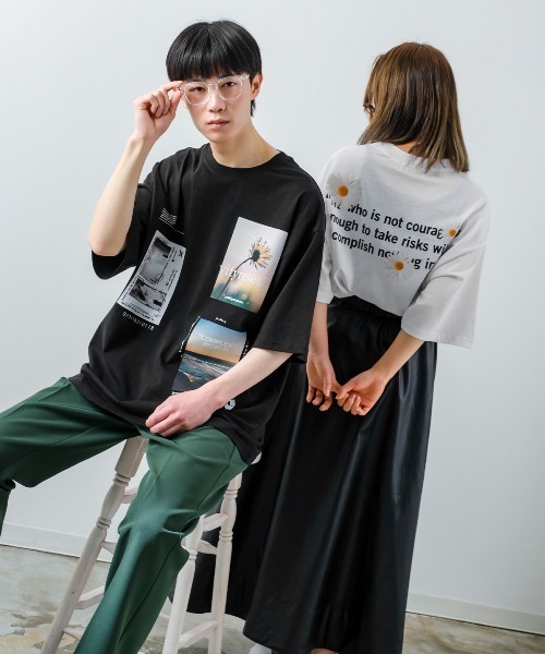 improves(インプローブス)の「デコレーション フォトプリント Tシャツ(Tシャツ/カットソー・メンズ・ホワイト/ブラック・LARGE/MEDIUM)」の17枚目の写真