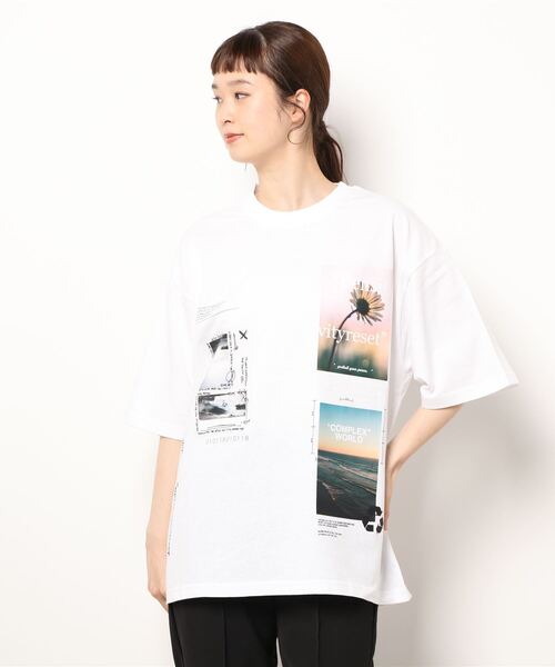 improves(インプローブス)の「デコレーション フォトプリント Tシャツ(Tシャツ/カットソー・メンズ・ホワイト/ブラック・LARGE/MEDIUM)」の19枚目の写真