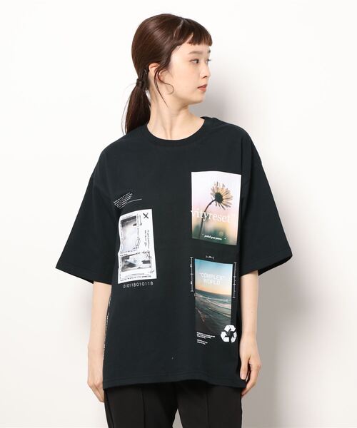 improves(インプローブス)の「デコレーション フォトプリント Tシャツ(Tシャツ/カットソー・メンズ・ホワイト/ブラック・LARGE/MEDIUM)」の8枚目の写真