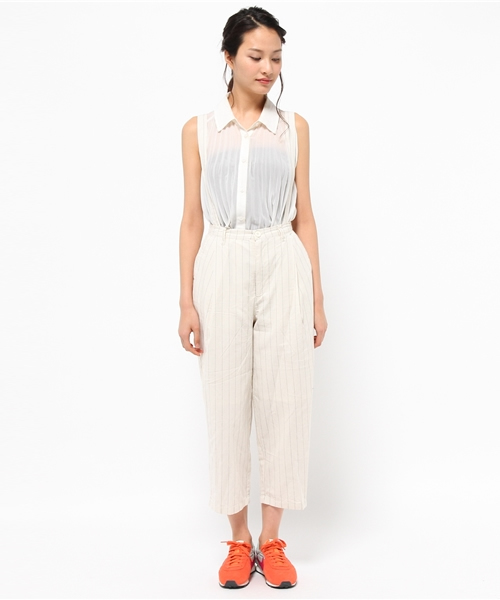 WEGO（ウィゴー）の「WEGO/サス付きクロップドパンツ（その他パンツ・レディース・ホワイト系その他/ブラック/ブルー系その他・FREE）」の16枚目の写真