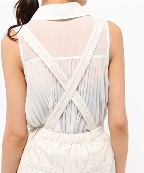 WEGO（ウィゴー）の「WEGO/サス付きクロップドパンツ（その他パンツ・レディース・ホワイト系その他/ブラック/ブルー系その他・FREE）」の13枚目の写真