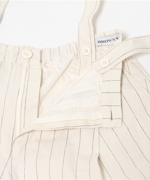 WEGO（ウィゴー）の「WEGO/サス付きクロップドパンツ（その他パンツ・レディース・ホワイト系その他/ブラック/ブルー系その他・FREE）」の7枚目の写真