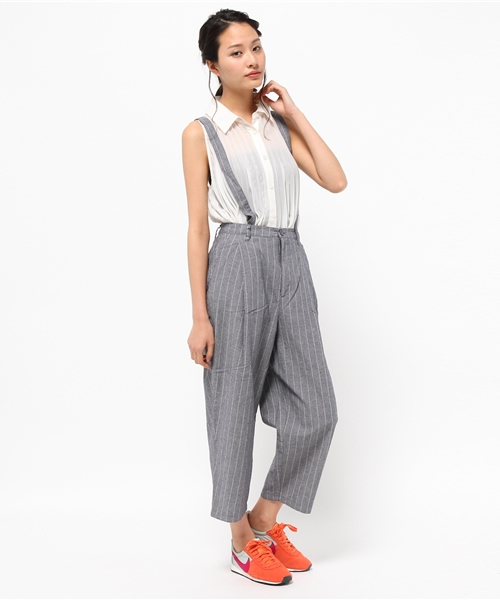 WEGO（ウィゴー）の「WEGO/サス付きクロップドパンツ（その他パンツ・レディース・ホワイト系その他/ブラック/ブルー系その他・FREE）」の22枚目の写真