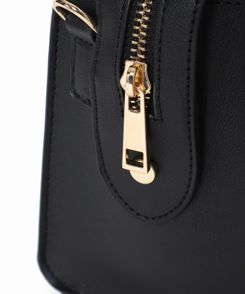 Simplicite(サンプリシテ)の「バンブーハンドルバッグ(ハンドバッグ・レディース・ホワイト/ブラック/グリーン・FREE)」の18枚目の写真