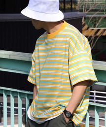 BACK NUMBER | 【BACK NUMBER】ビッグシルエットマルチボーダーＴシャツ(Tシャツ/カットソー)