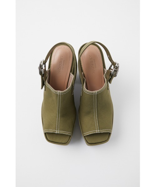 MOUSSY（マウジー）の「CFT PLATFORM サンダル（サンダル・レディース・カーキ/ブラック・23.0cm/23.5cm/25.0cm/24.0cm/24.5cm/22.5cm）」の4枚目の写真