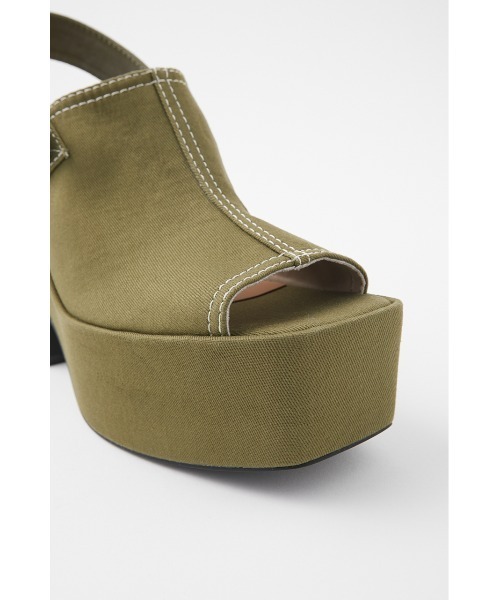 MOUSSY（マウジー）の「CFT PLATFORM サンダル（サンダル・レディース・カーキ/ブラック・23.0cm/23.5cm/25.0cm/24.0cm/24.5cm/22.5cm）」の16枚目の写真