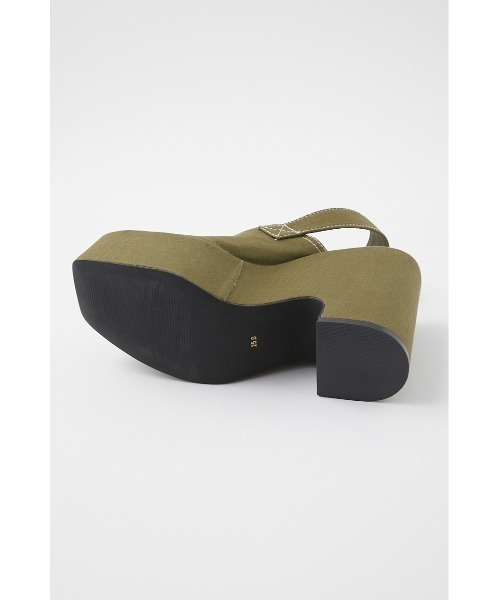 MOUSSY（マウジー）の「CFT PLATFORM サンダル（サンダル・レディース・カーキ/ブラック・23.0cm/23.5cm/25.0cm/24.0cm/24.5cm/22.5cm）」の8枚目の写真