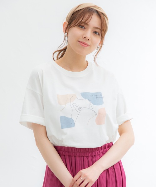 イラストプリントTシャツ(Tシャツ/カットソー)|GLACIER(グラシア ...