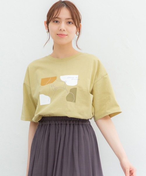 イラストプリントTシャツ(Tシャツ/カットソー)|GLACIER(グラシア ...