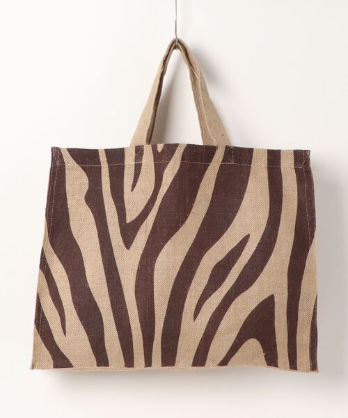 MAISON BENGAL(マイソンベンガル)の「【Maison Bengal/メゾンベンガル】ゼブラプリント トートバッグ(トートバッグ・レディース・ゼブラ/アニマル・FREE)」の2枚目の写真