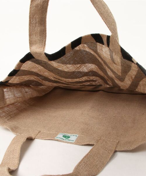 MAISON BENGAL(マイソンベンガル)の「【Maison Bengal/メゾンベンガル】ゼブラプリント トートバッグ(トートバッグ・レディース・ゼブラ/アニマル・FREE)」の4枚目の写真