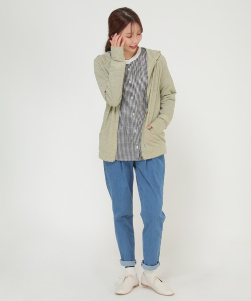 LBC(エルビーシー)の「UVパーカー M(パーカー・レディース・オフホワイト/グレー/イエロー/オリーブ/ネイビー・M)」の11枚目の写真