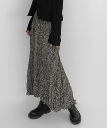 Leopard washer skirt / レオパードワッシャースカート